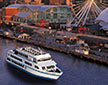 cruise boat along Navy Pier, Chicago