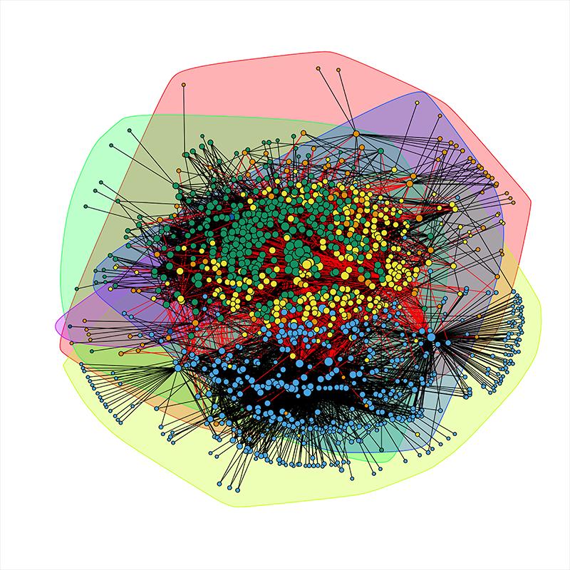 Interaction network between microbe and brain gene expression in a health vertebrate. 