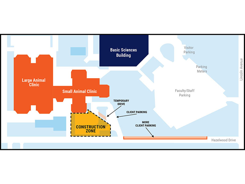 Oncology Expansion Parking Map