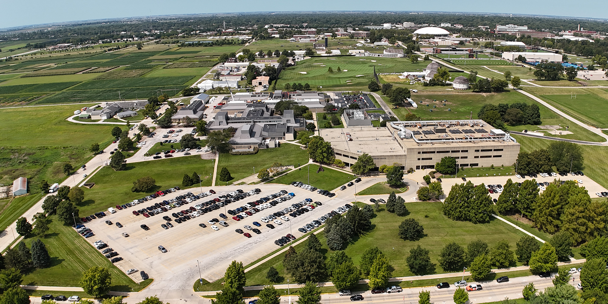 Aerial View of the College of Veterinary Medicine