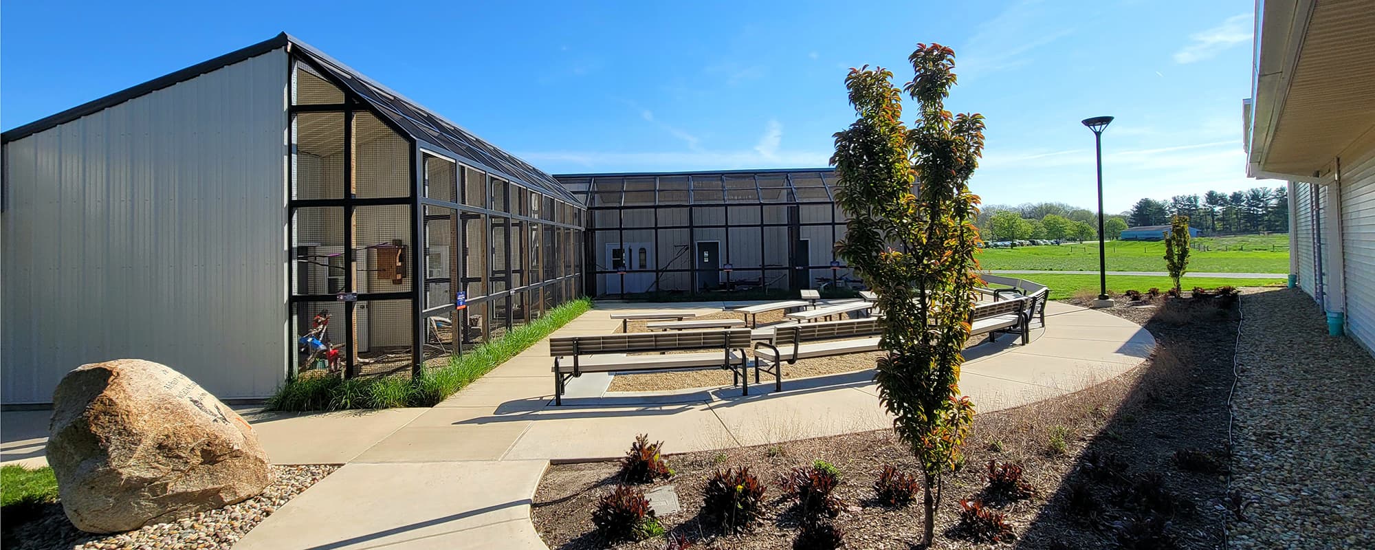 Aviary Flight Cages for Wildlife Medicine