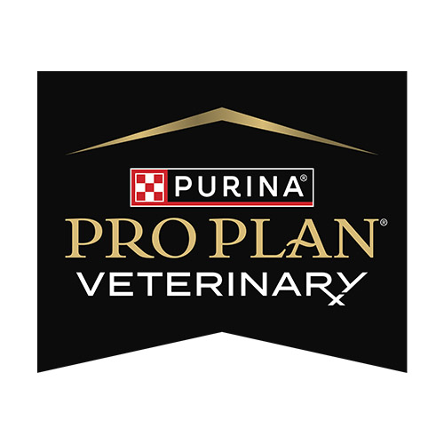 Purina Pro Plan Veterinary on black background