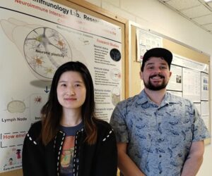 Jinyan Zhour (left) and Josh Sayler (right)