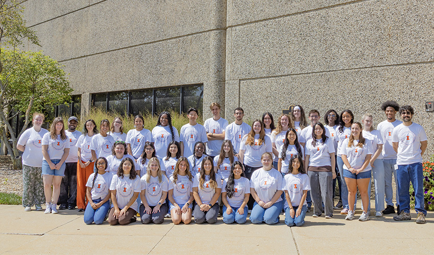 2026 MVS Orientation featuring 41 on campus master's students.