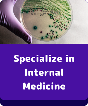 Specialize in Internal Medicine - button