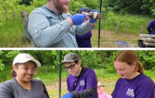 Lab work in the field!