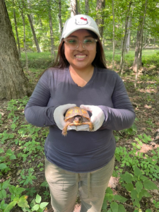 Abby with "Rock Lee".