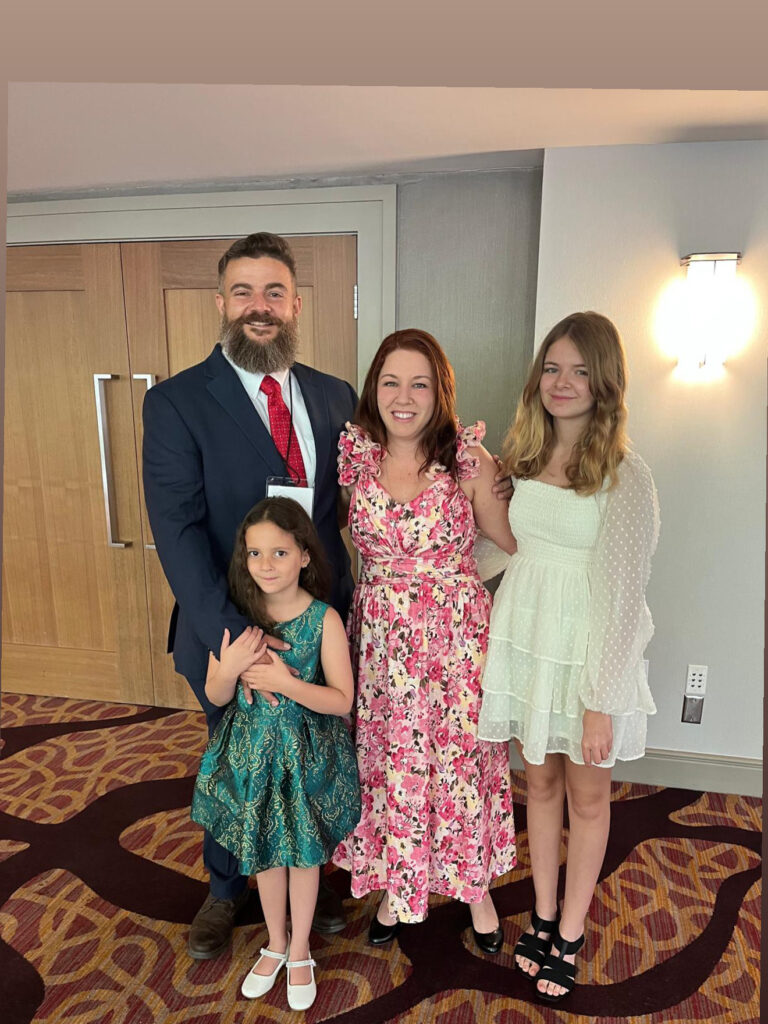 Ero Capistrano and her family