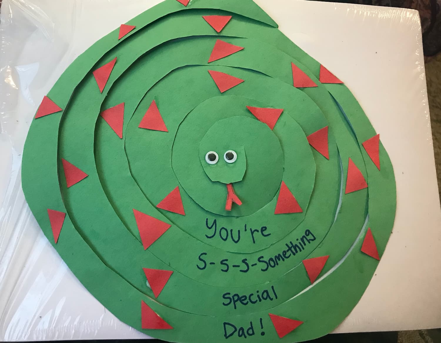 Snake Father’s Day Craft