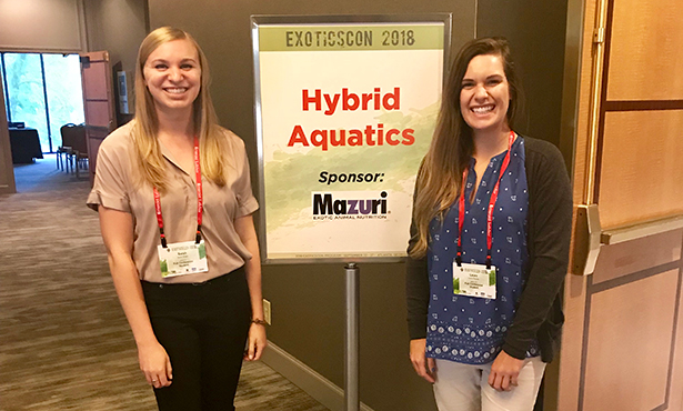 Third-year veterinary student, Sarah Wright, and Laura Rasche, Class of 2020 at the University of Georgia College of Veterinary Medicine.