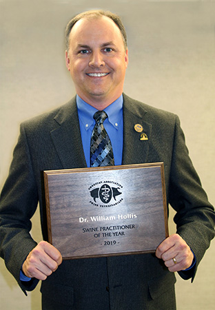 [Dr. Bill Hollis, AASV Swine Veterinarian of the Year]