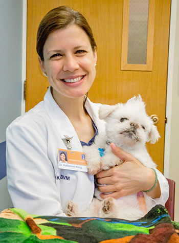 [Dr. Katherine Kling with a patient]