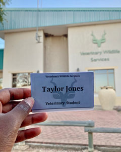 [Taylor's ID card at Kruger National Park]