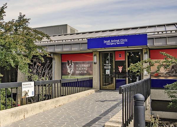 Entrance to Small Animal Clinic