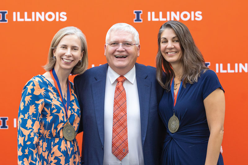 Dr. Heidi Phillips, Dr. John Coyne, and Dr. Kimberly Selting.