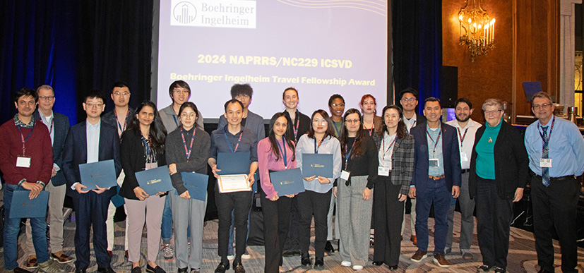 Travel fellow award winners at the 2024 NAPRRS conference in Chicago.