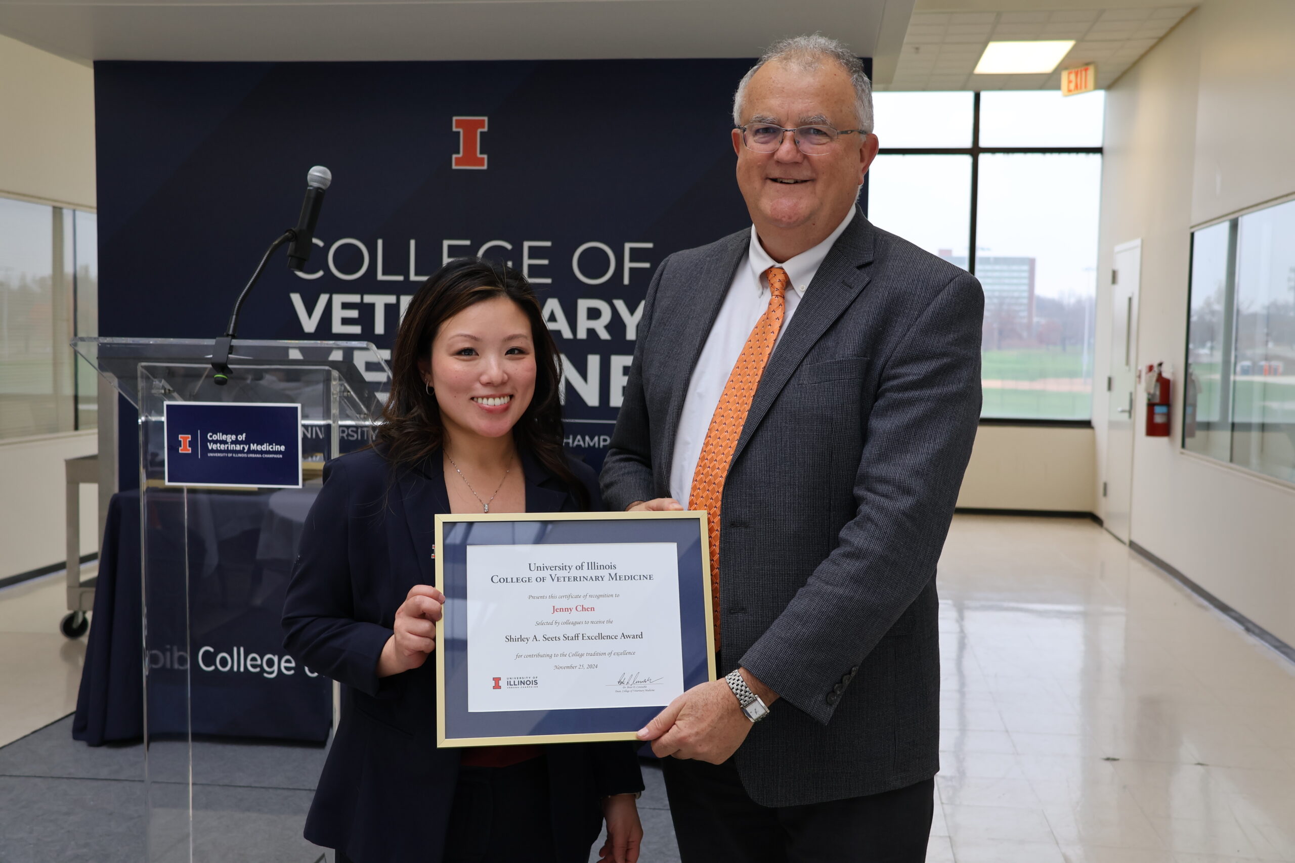 Jenny Chen and Dr. Peter Constable