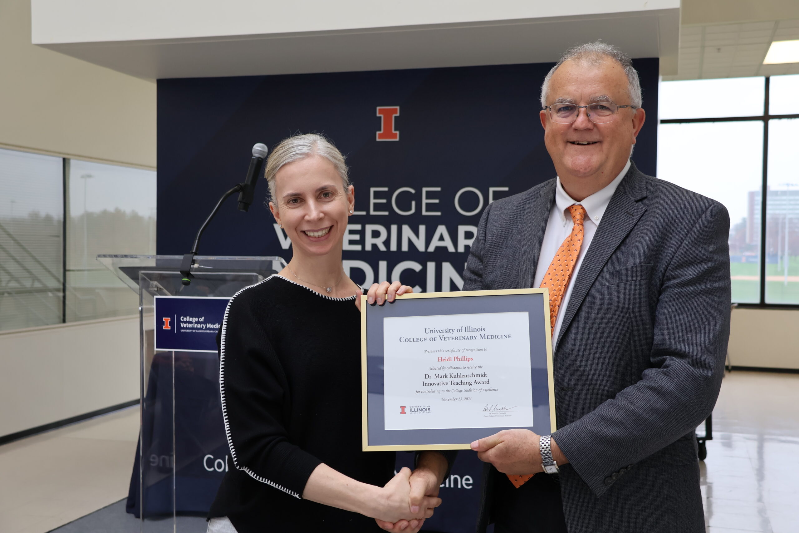 Dr. Heidi Phillips and Dr. Peter Constable