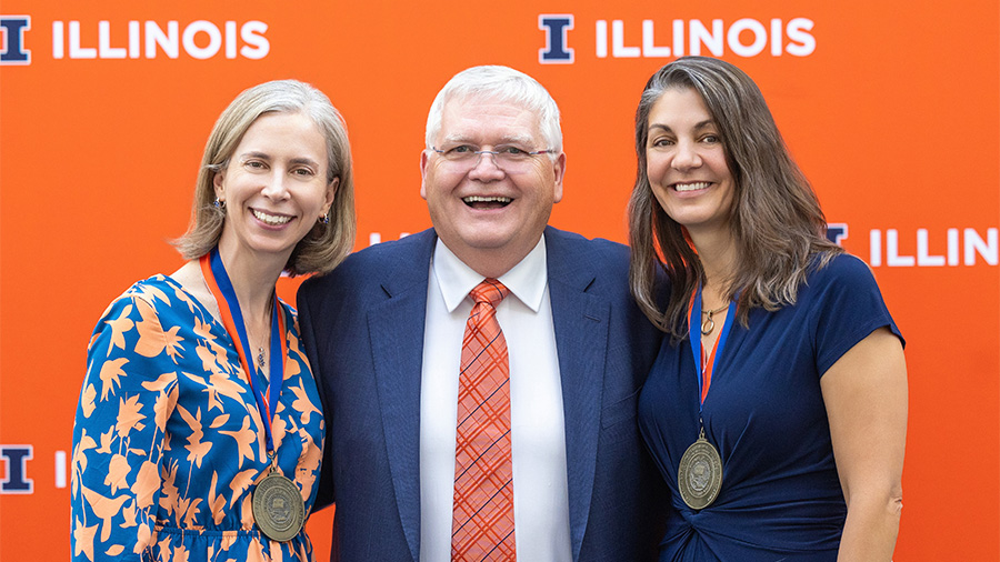 Dr. Heidi Phillips, Dr. John Coyne, and Dr. Kim Selting