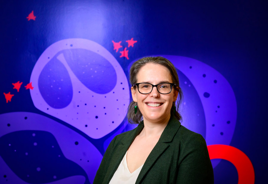 A photo of Becky Smith, a professor of epidemiology at the University of Illinois Urbana-Champaign.