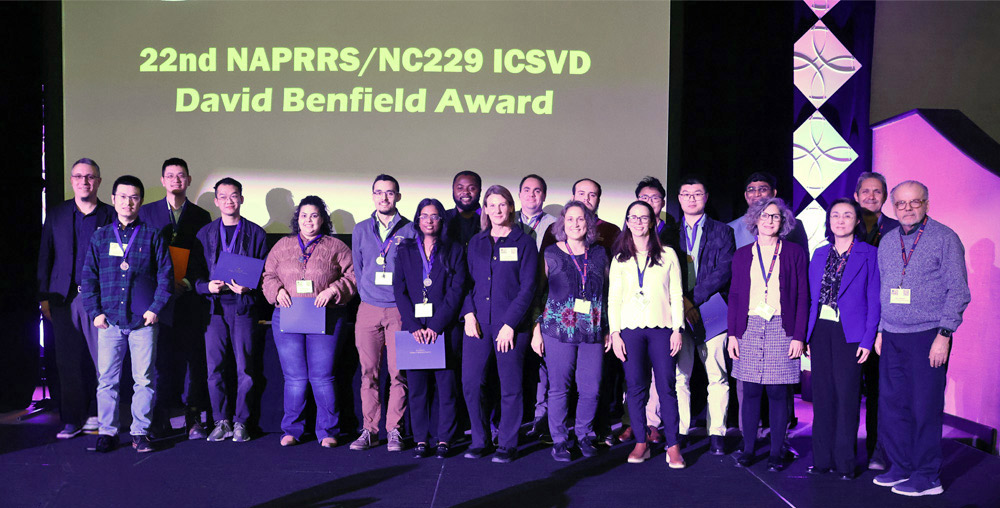 David Benfield Award winners at the 2026 International Conference of Swine Viral Diseases