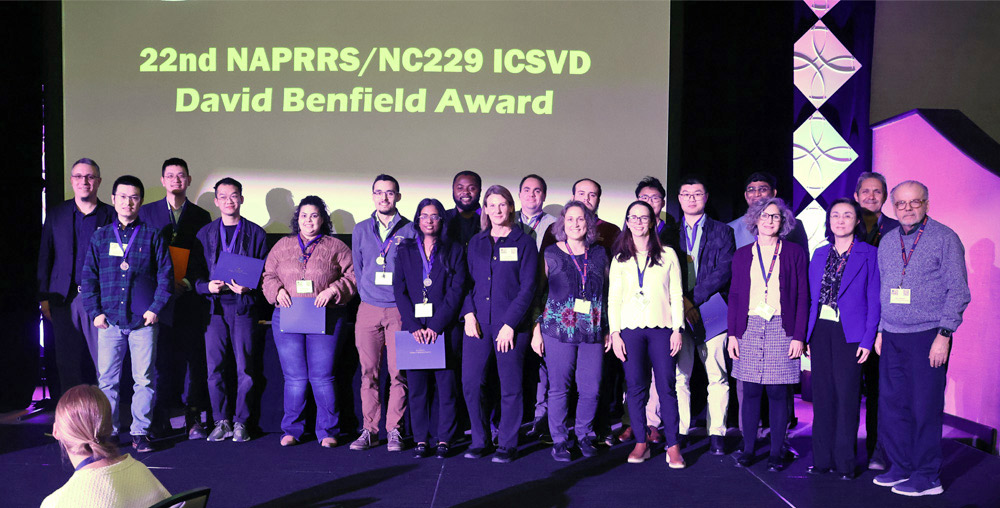 David Benfield Award winners at the 2026 International Conference of Swine Viral Diseases