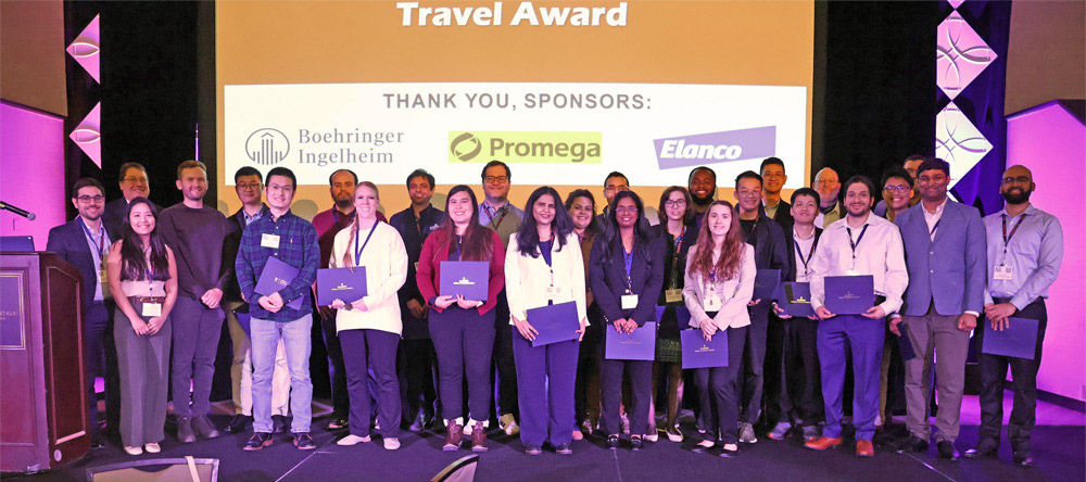 Travel award winners at the 2026 International Conference of Swine Viral Diseases