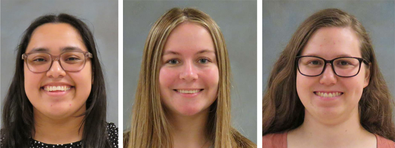 Jessica Alonso, Heather McDavid, and Riley Dunwoody