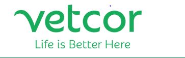 Vetcor "Life is Better Here" logo